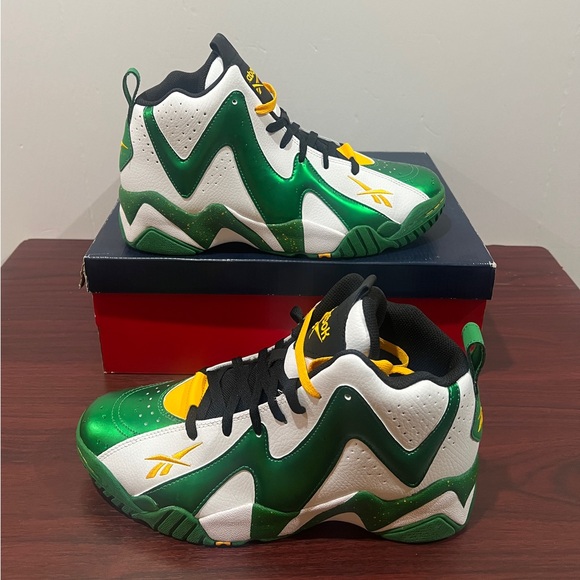 Reebok, Hurrikaze 2, GZ1566, Green, White, Yellow - Picture 3 of 15